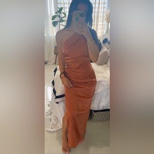 Off the shoulder maxi dress